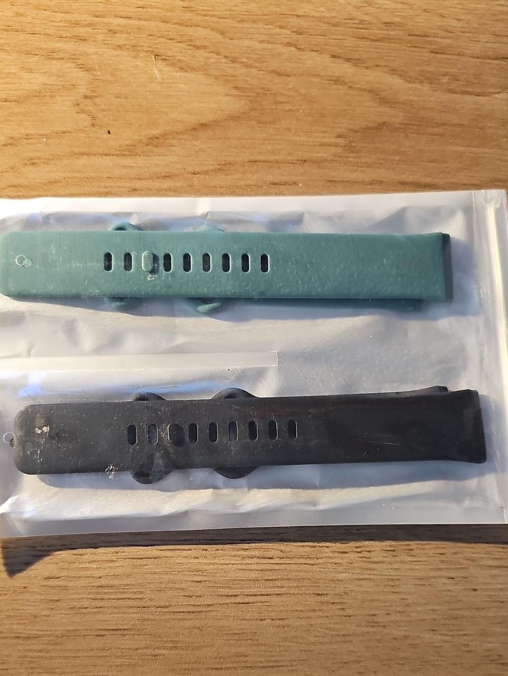 Replacement Silicone Wristbands for Smartwatches - Teal & Black